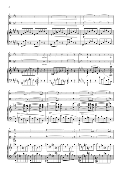 Liszt Liebestraum, for piano trio, PL101 image number null