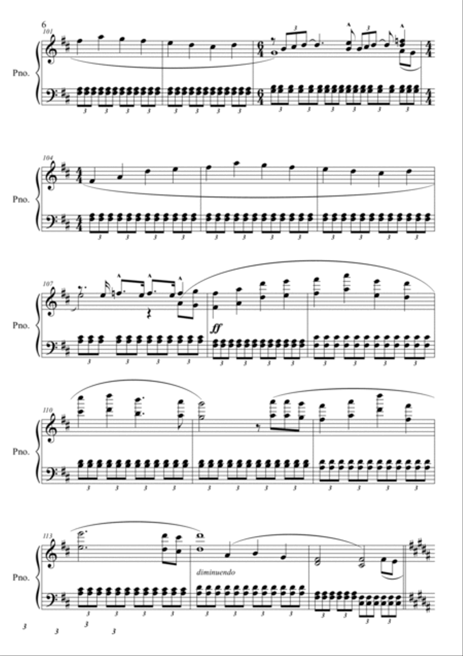 Rocketeer To The Rescue Piano Solo scores gallery preview page 6