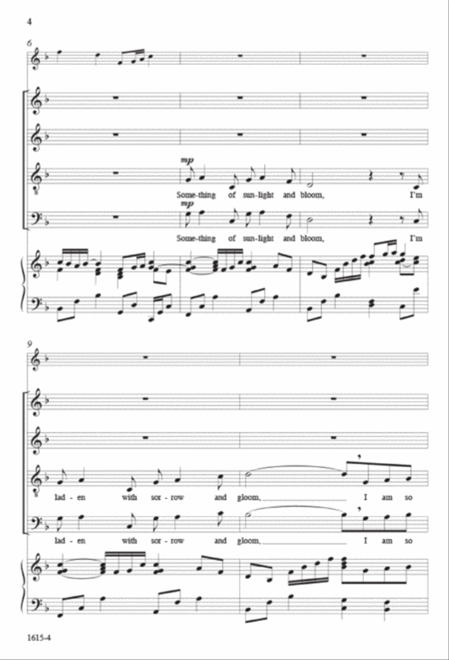 Sing to Me - SATB octavo Sing to Me - SATB octavo 4-Part scores gallery preview page 3