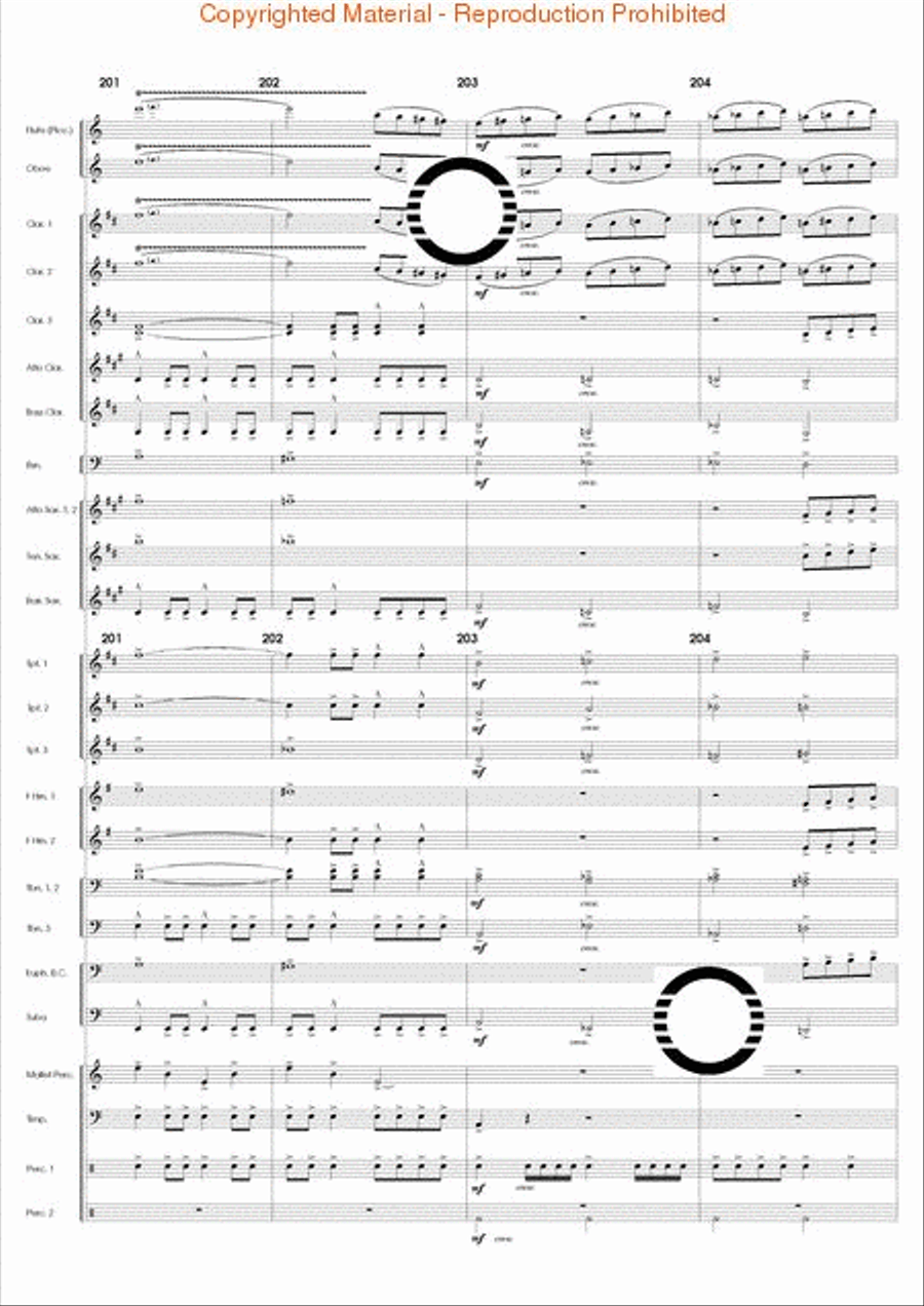 Black Granite III Black Granite III Concert Band scores gallery preview page 42