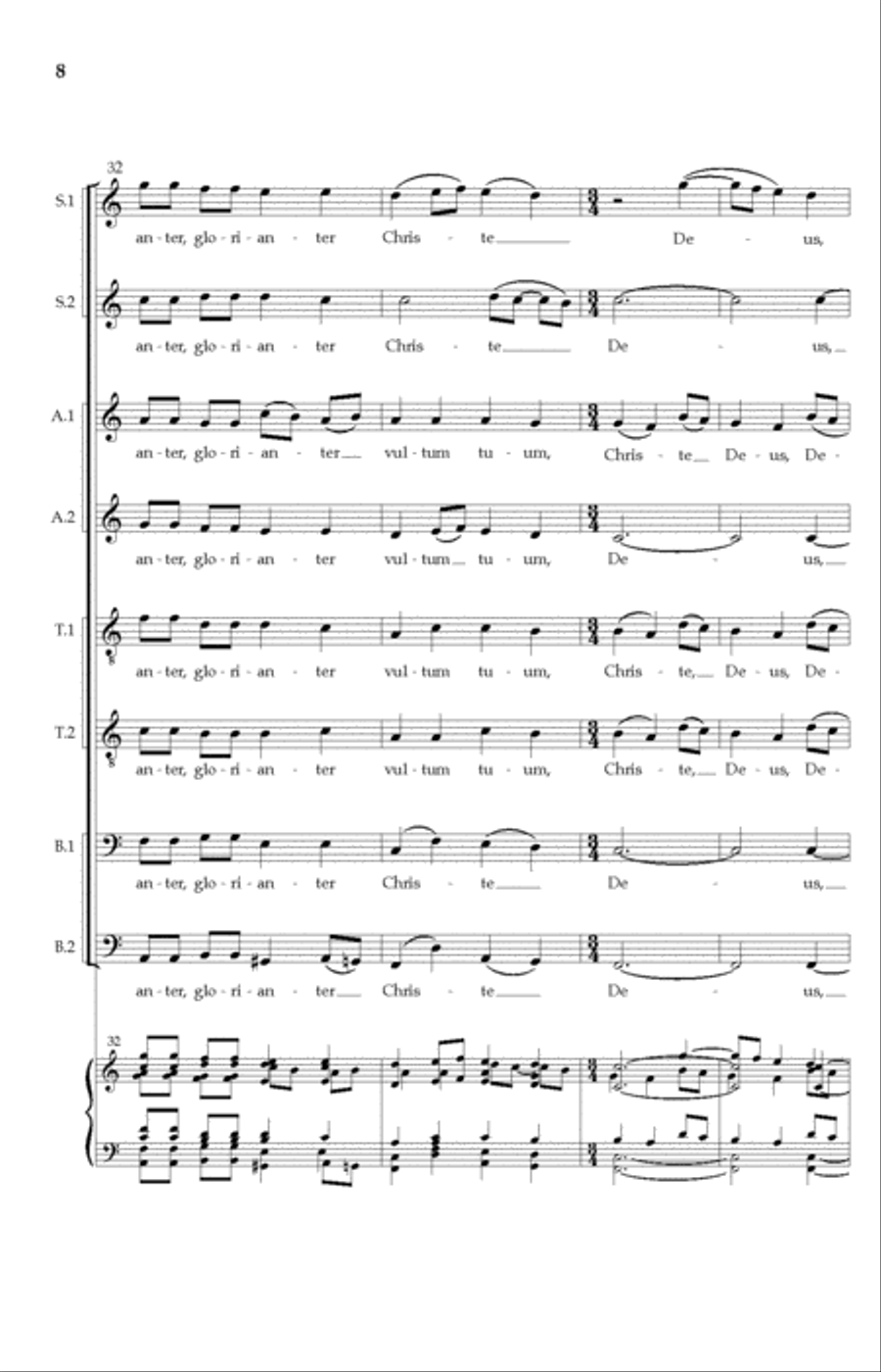 Ubi Caritas II: Through Infinite Ages Divisi scores gallery preview page 7