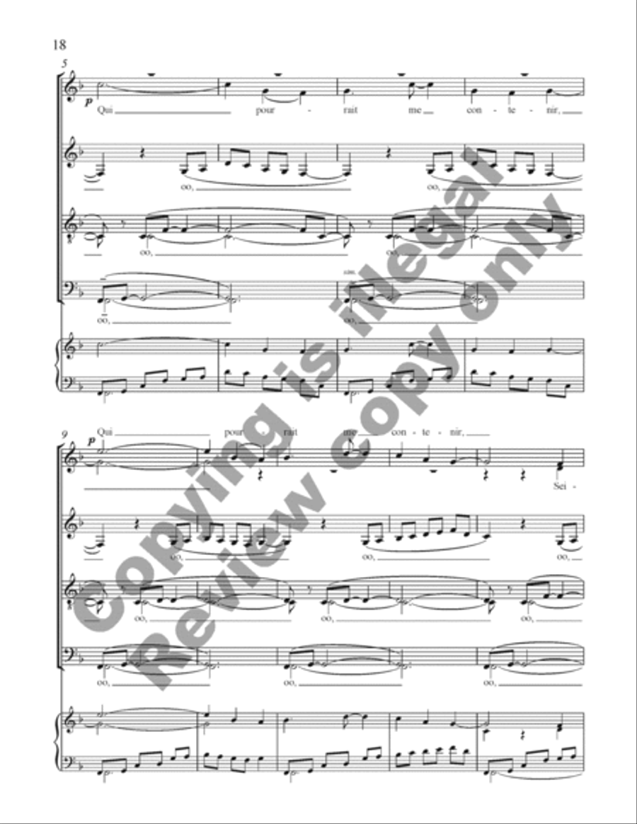 Choral de Bêtes Choral de Bêtes Divisi scores gallery preview page 37