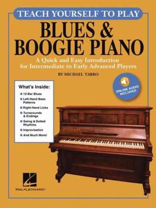 Book cover for Teach Yourself to Play Blues & Boogie Piano