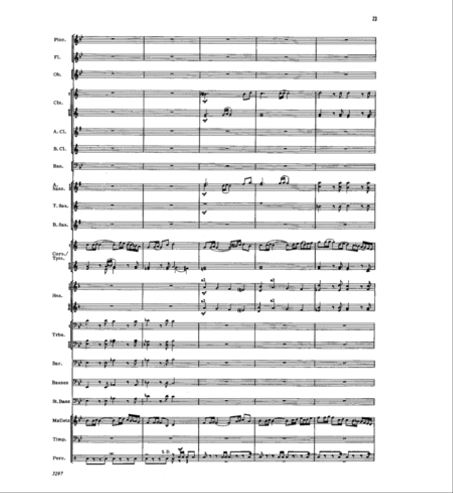Fanfare and Fantasy Fanfare and Fantasy Concert Band scores gallery preview page 22