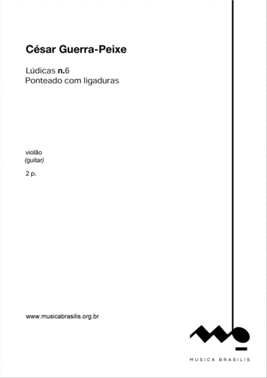 Lúdicas n.6 Guitar Solo scores gallery preview page 2