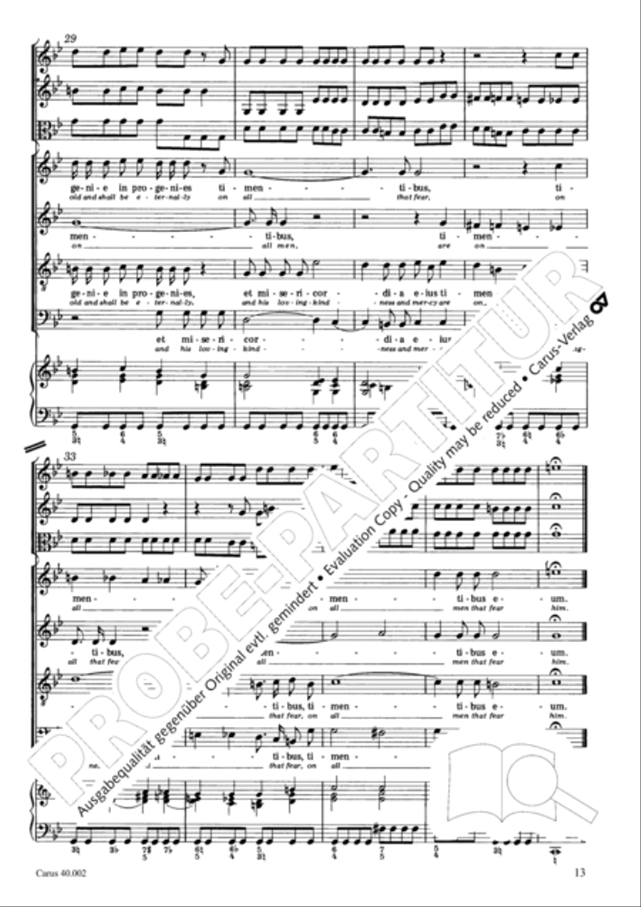 Magnificat Magnificat SA scores gallery preview page 18