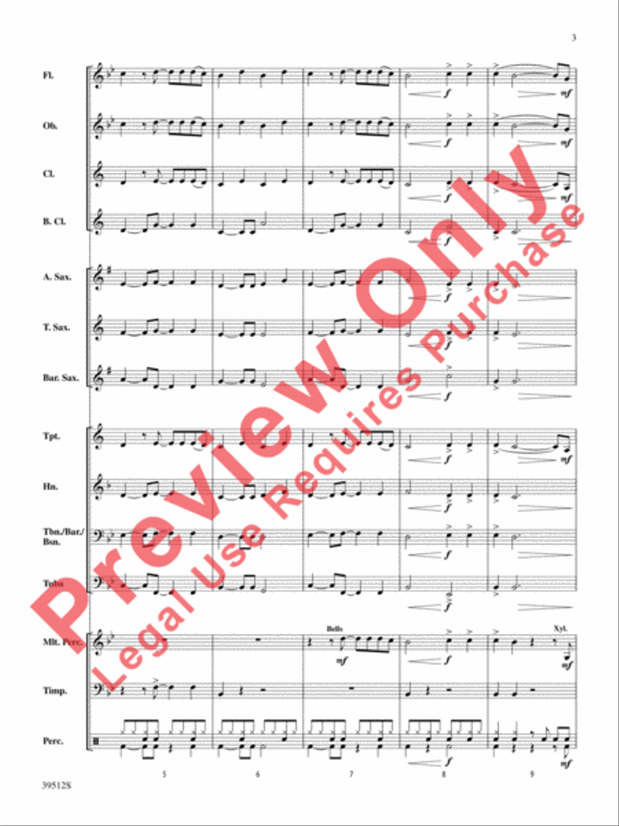 Dumb Love Dumb Love Concert Band scores gallery preview page 4