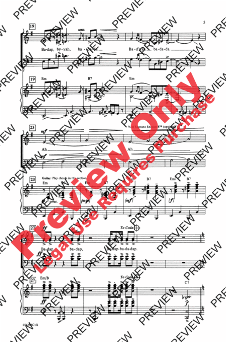 The Best of Bond (A Medley) 4-Part scores gallery preview page 4