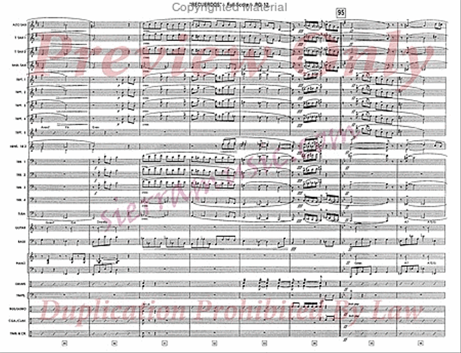 Recuerdos Recuerdos Jazz Ensemble scores gallery preview page 13
