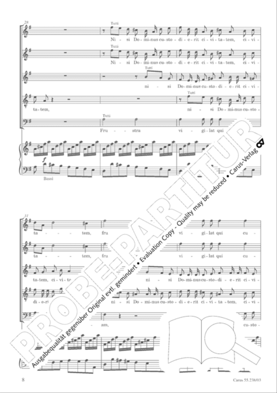 Nisi Dominus Nisi Dominus SSATB scores gallery preview page 11