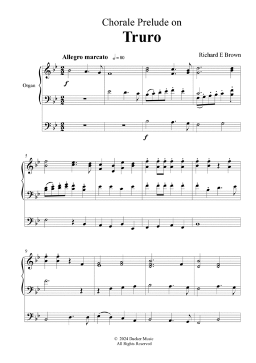 Six Chorale Preludes on Favorite Hymn Tunes for Organ Organ Solo scores gallery preview page 4