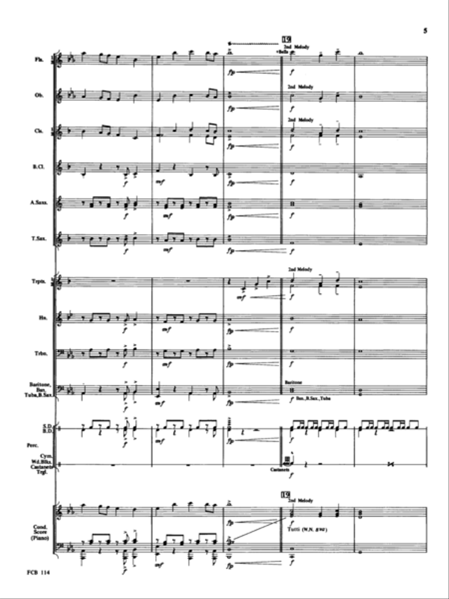 Rodeo Concert Band scores gallery preview page 5