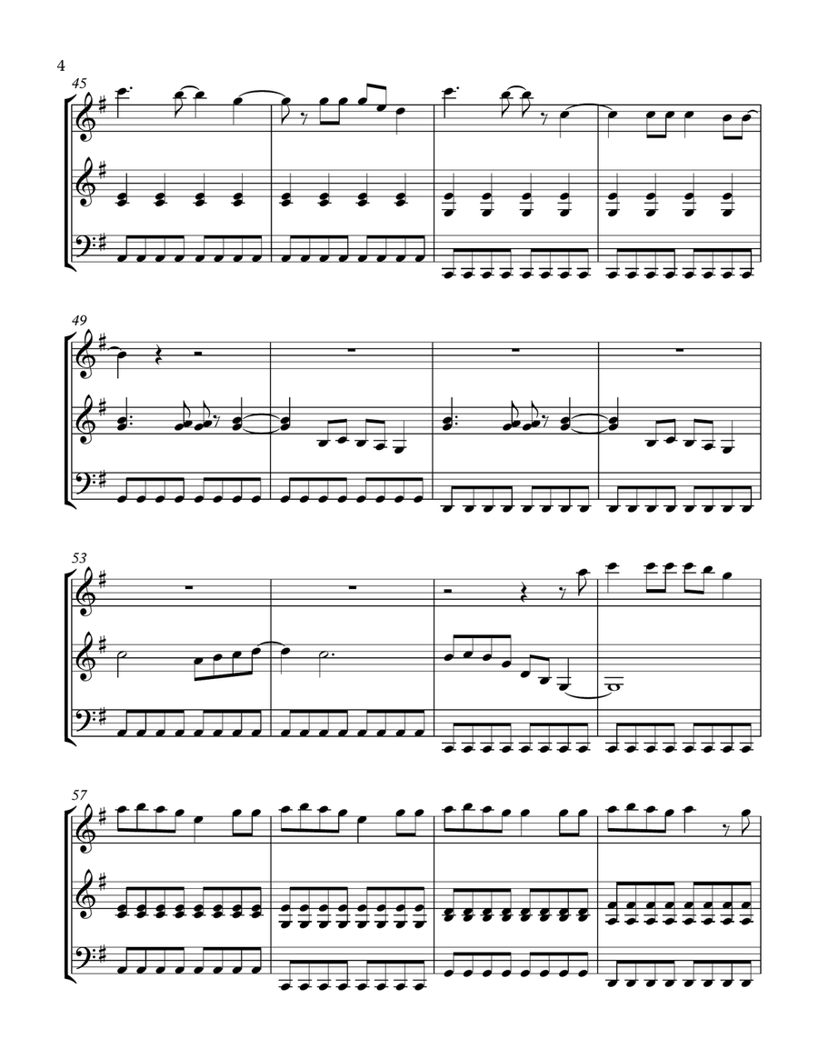 You Belong With Me String Trio scores gallery preview page 5