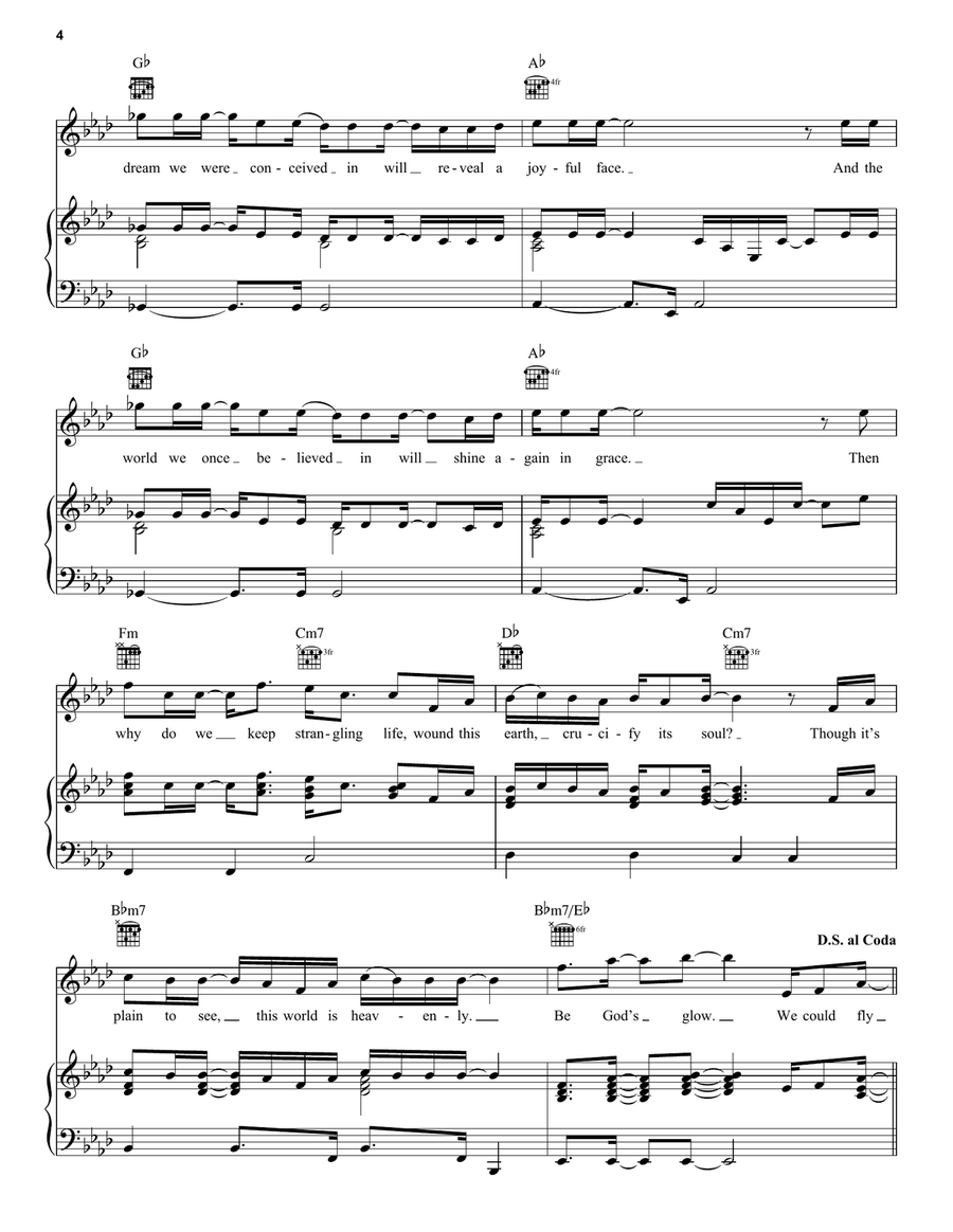 Heal The World Heal The World Acoustic Guitar scores gallery preview page 4