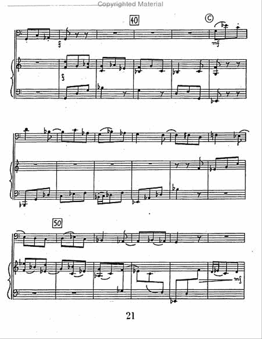 Bagatelles Euphonium scores gallery preview page 9