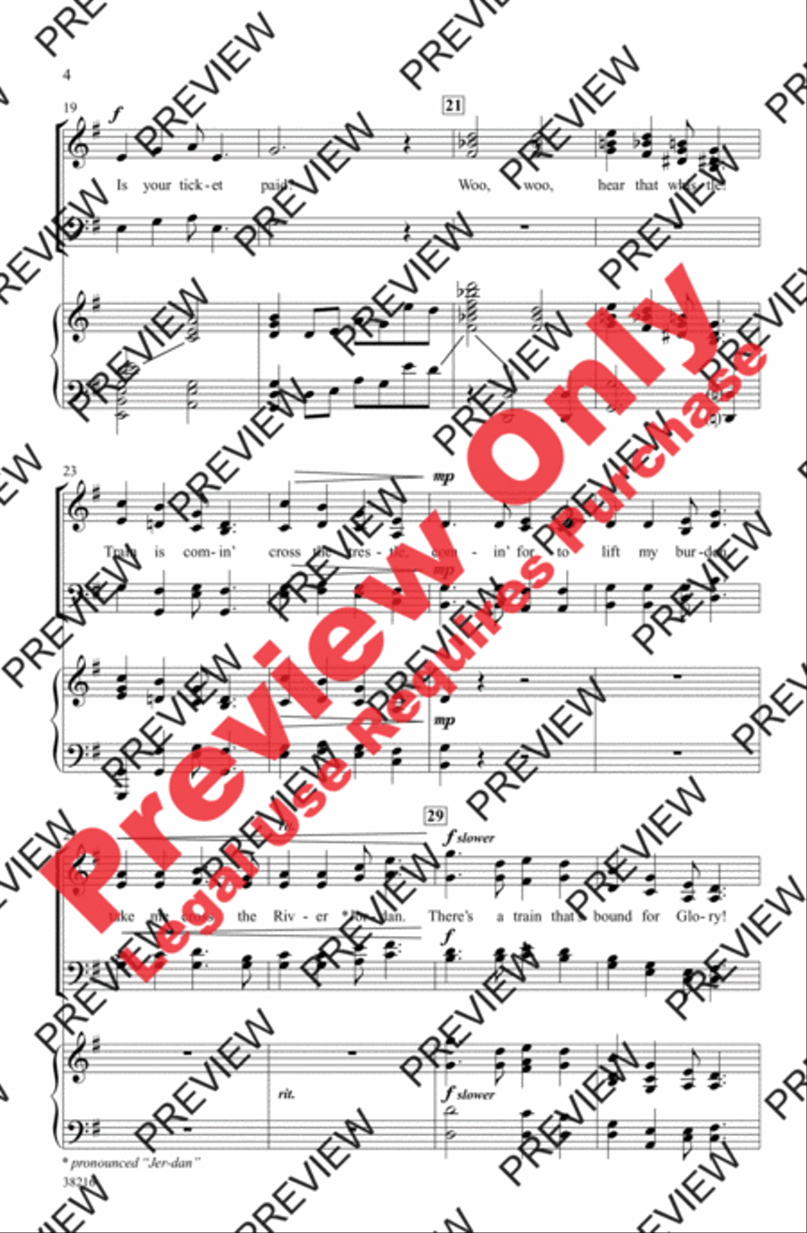 There's a Train 4-Part scores gallery preview page 4