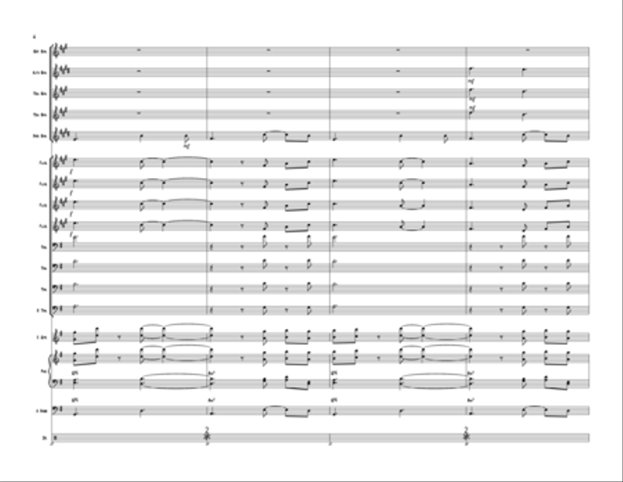 Summer In Central Park Jazz Ensemble scores gallery preview page 4