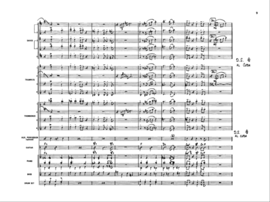 Fire & Brimstone Fire & Brimstone Jazz Ensemble scores gallery preview page 9