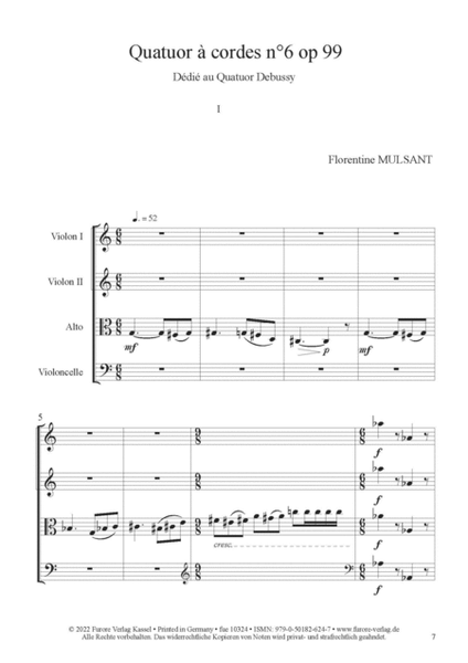 String Quartett no. 6