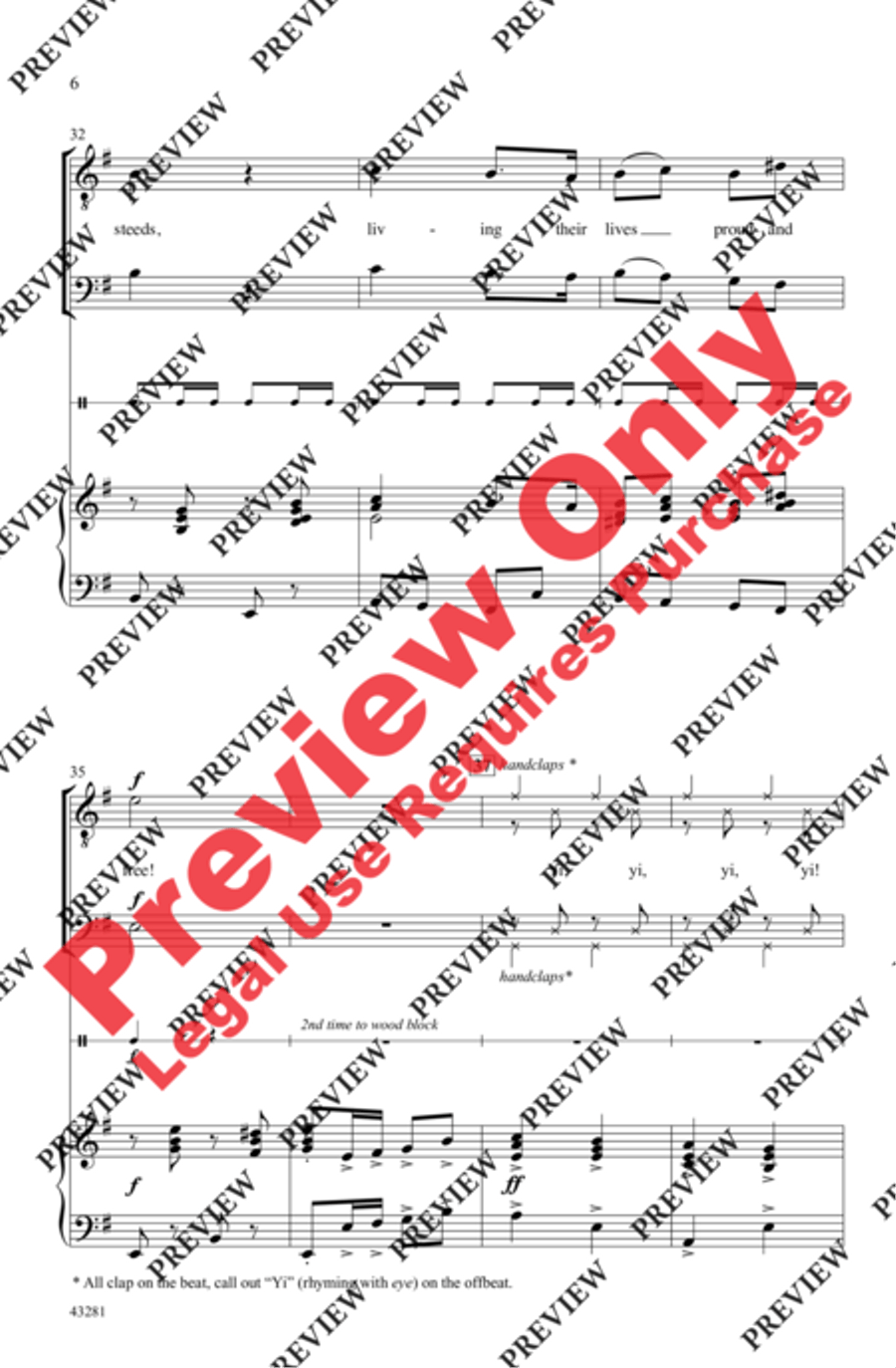 Cossacks of the Steppe Men's Choir scores gallery preview page 6