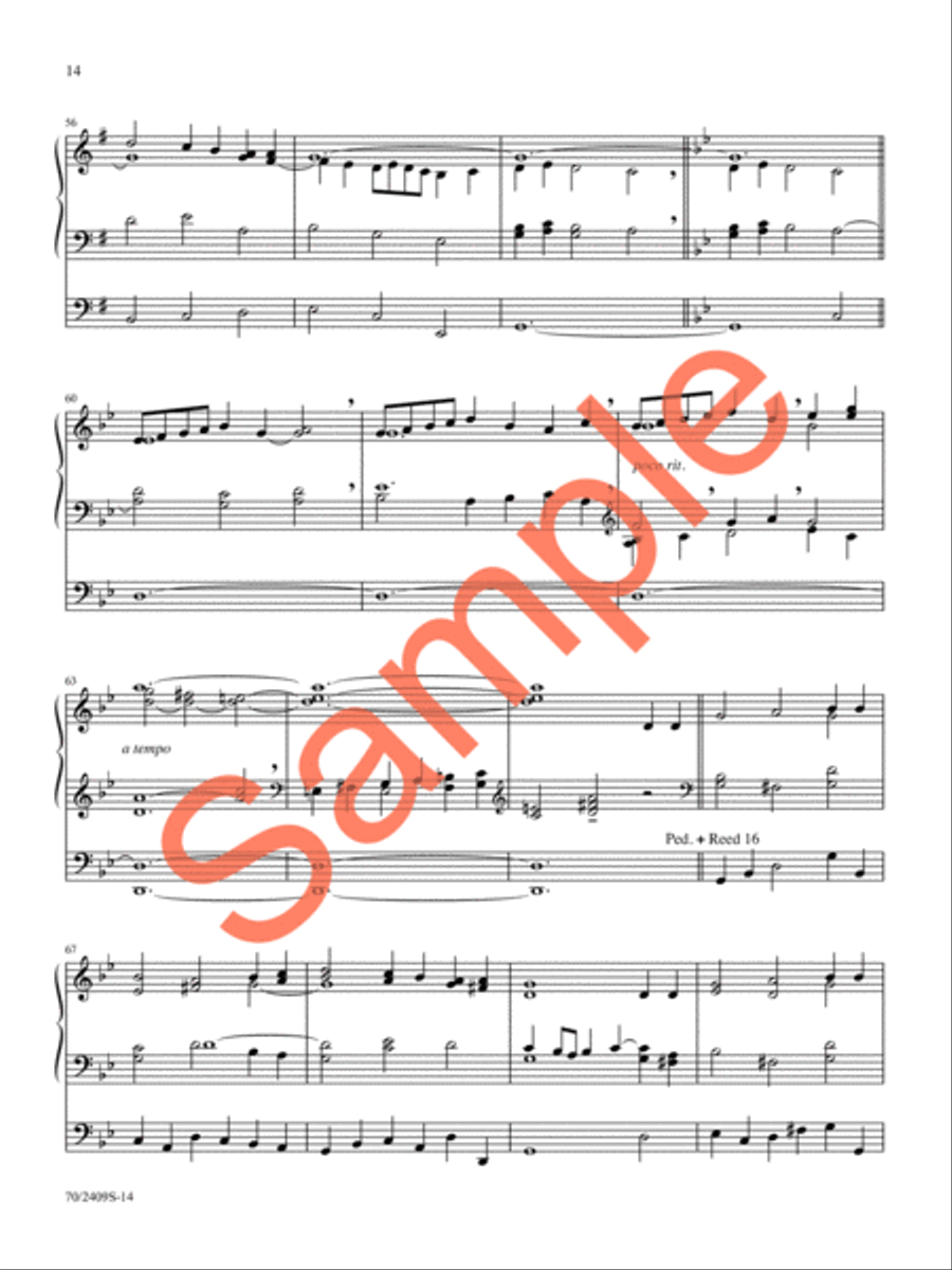 Ascension Alleluias Organ Solo scores gallery preview page 13