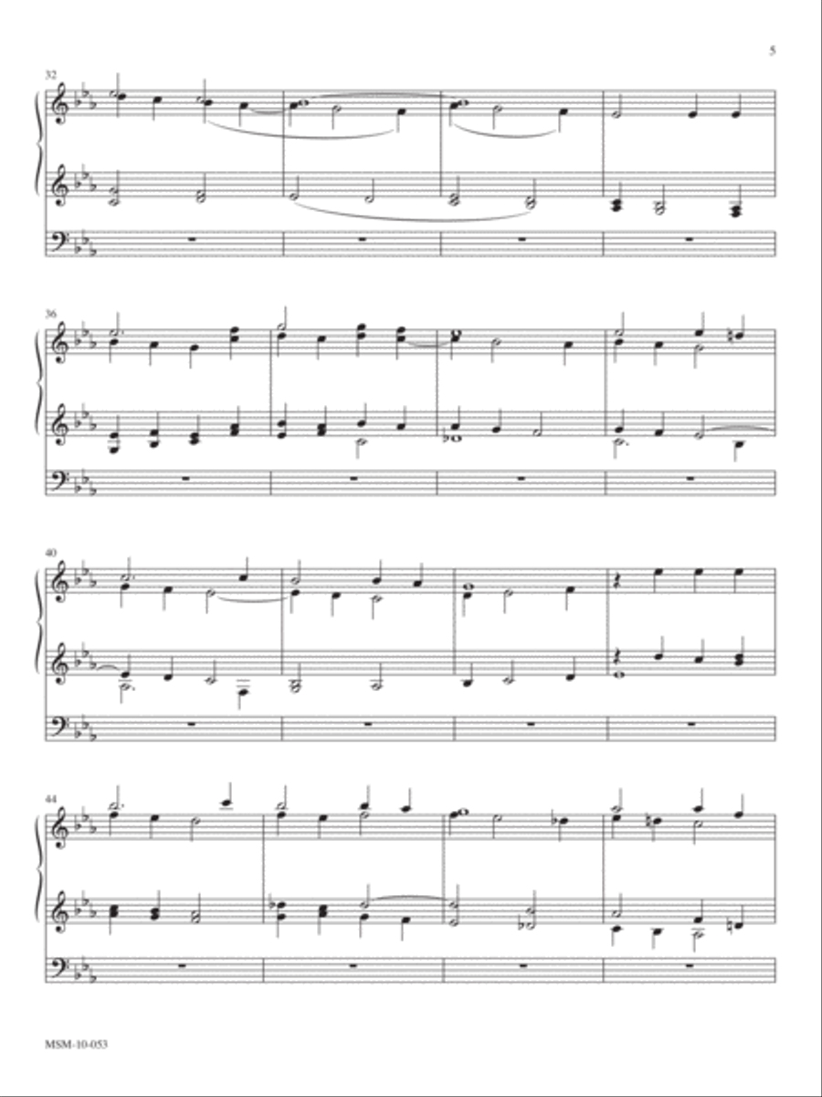 Many and Great: Seven Settings for Organ Organ Solo scores gallery preview page 5