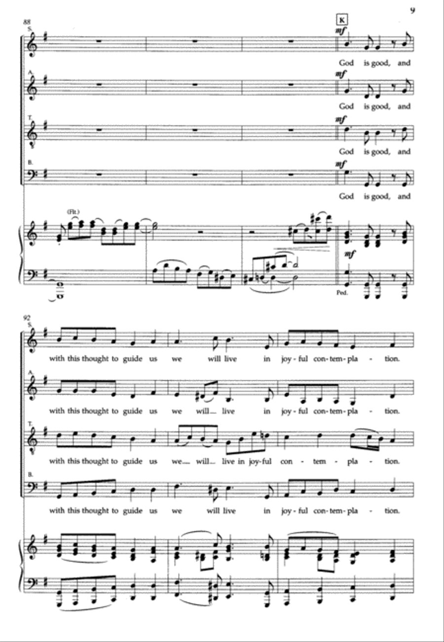 Anthem for a Nativity (from the Liverpool Oratorio) 4-Part scores gallery preview page 4