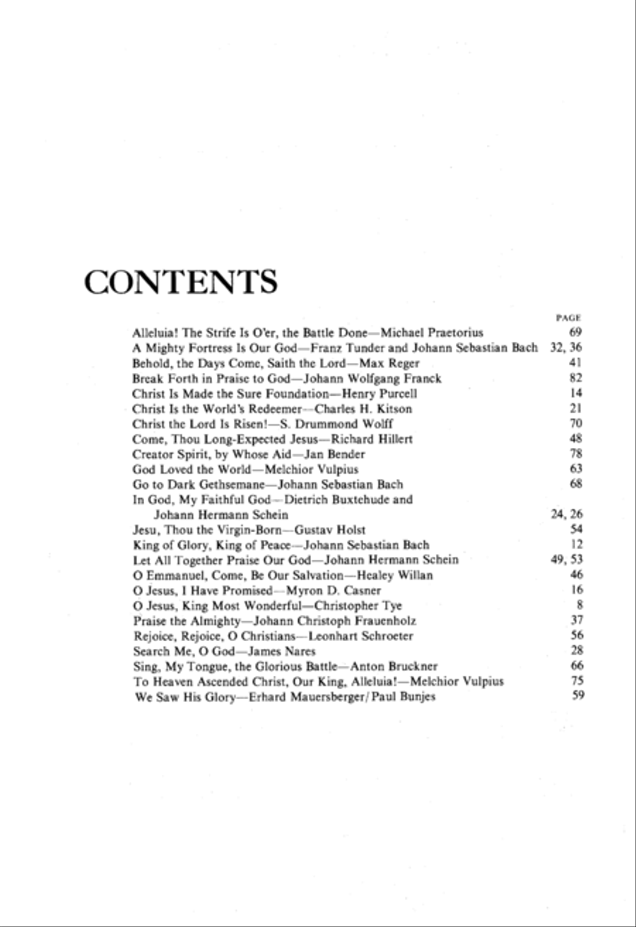 The Church Choir Book, Set II 4-Part scores gallery preview page 6