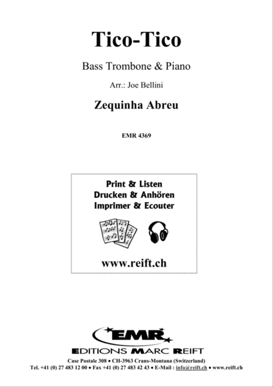 Tico Tico Bass Trombone scores gallery preview page 2