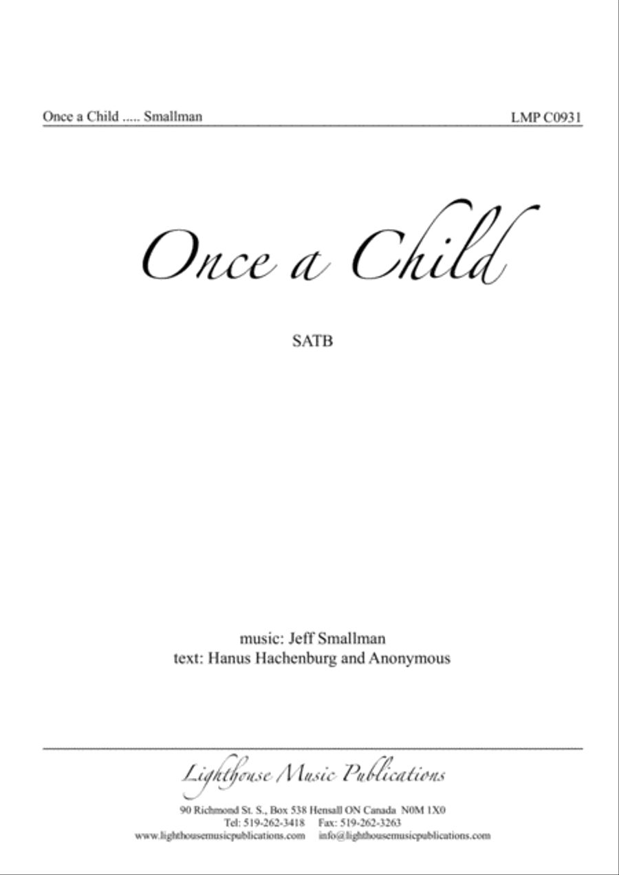 Once a Child Once a Child 4-Part scores gallery preview page 2