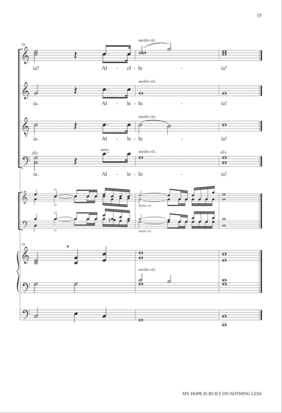 My Hope is Built on Nothing Less 4-Part scores gallery preview page 16