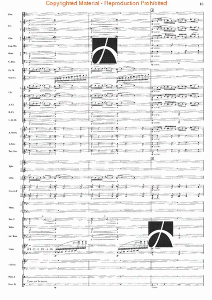 Belkis, Regina Di Saba (Part II) Concert Band scores gallery preview page 15