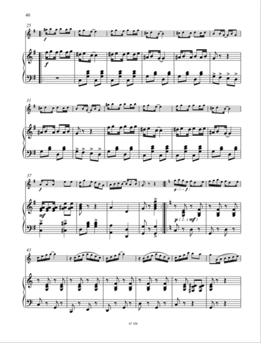 Original Rags Flute Solo scores gallery preview page 2