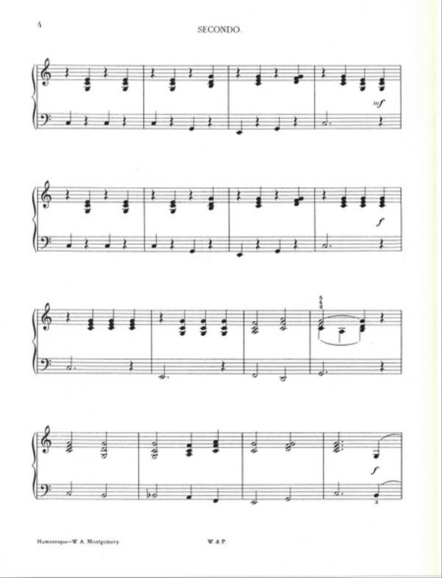 See How They Run Piano Duet scores gallery preview page 4