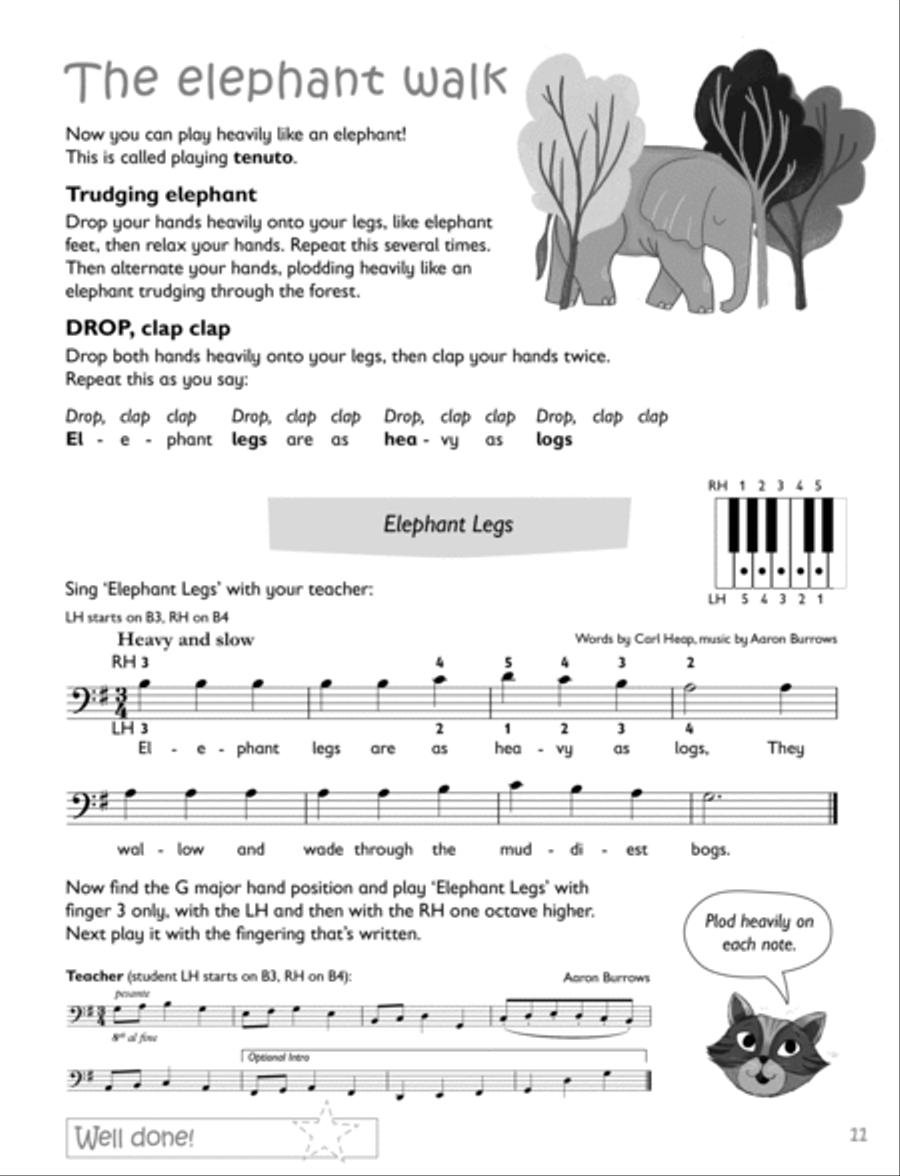 Essential Piano Technique Primer B -- Making waves Piano Method scores gallery preview page 3
