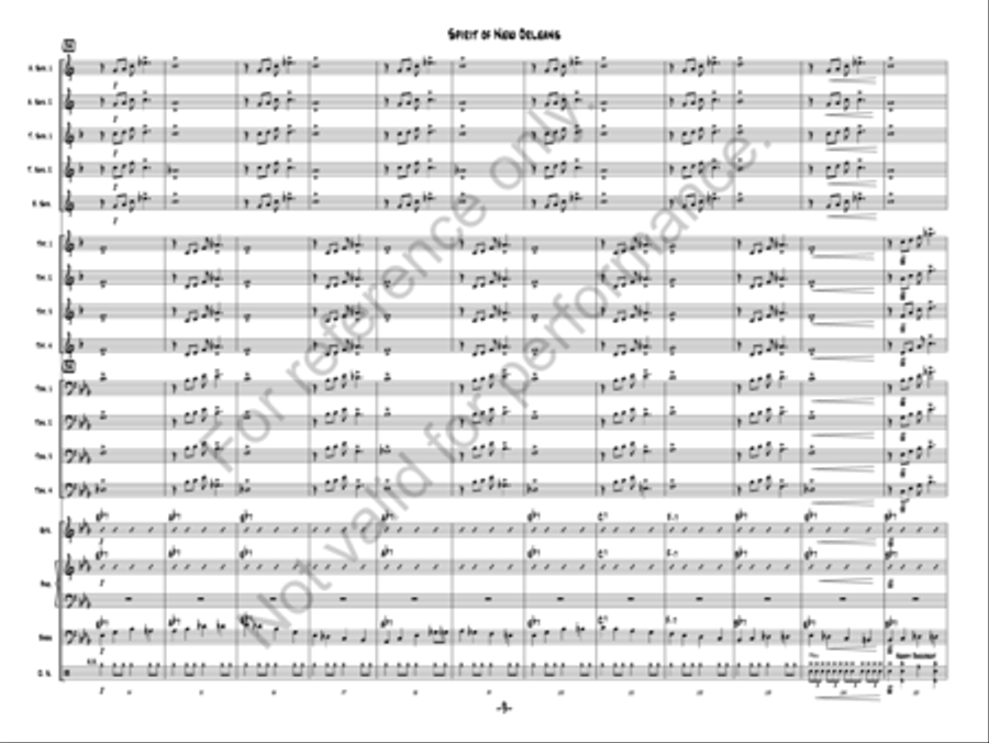 Spirit of New Orleans Spirit of New Orleans Jazz Ensemble scores gallery preview page 10