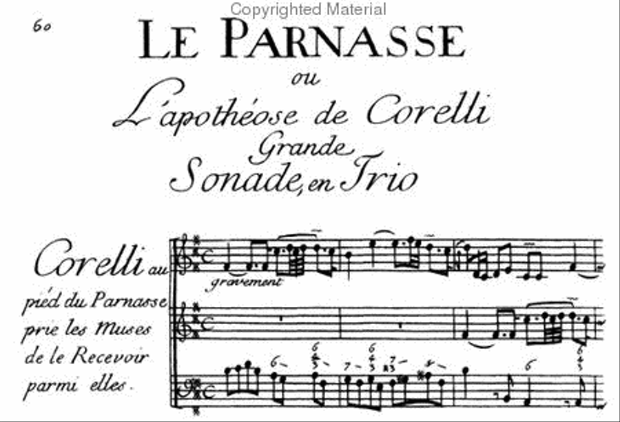Le Parnasse or l'Apotheose of Corelli - Instrumental concert Flute scores gallery preview page 2