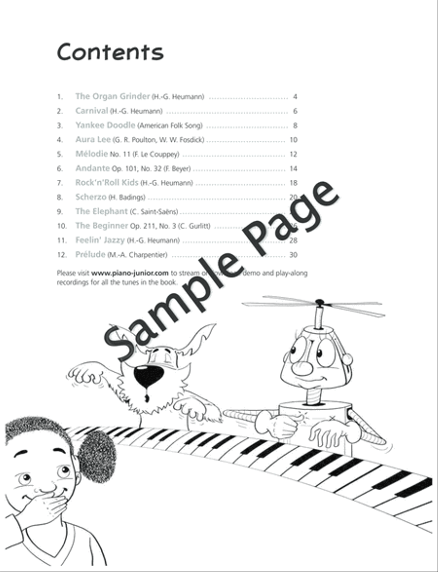 Piano Junior: Duet Book 2 Piano Method scores gallery preview page 4