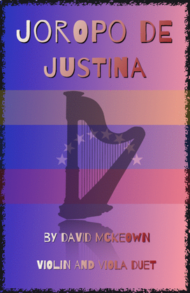 Book cover for Joropo de Justina, for Violin and Viola Duet