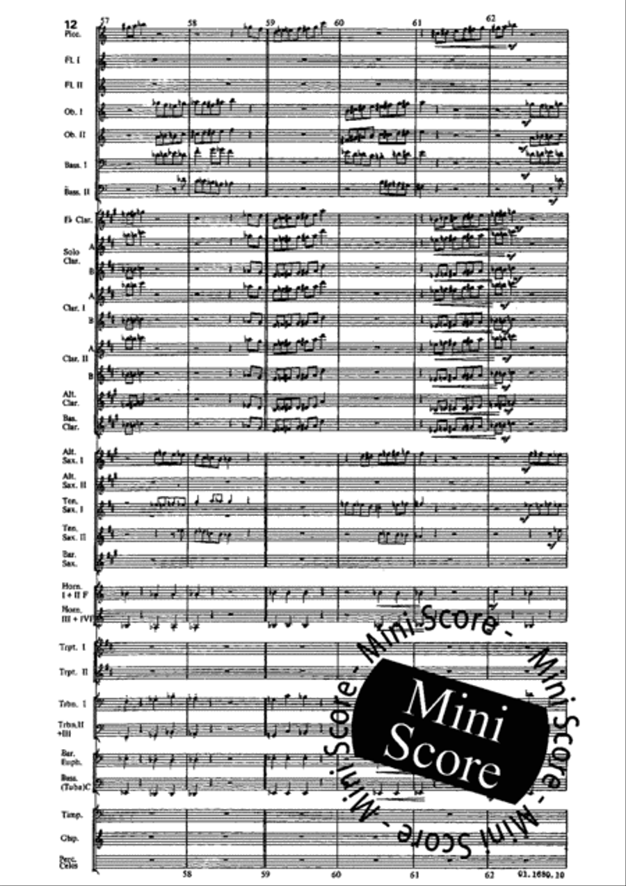 Geschwind Marsch by Beethoven Concert Band scores gallery preview page 16