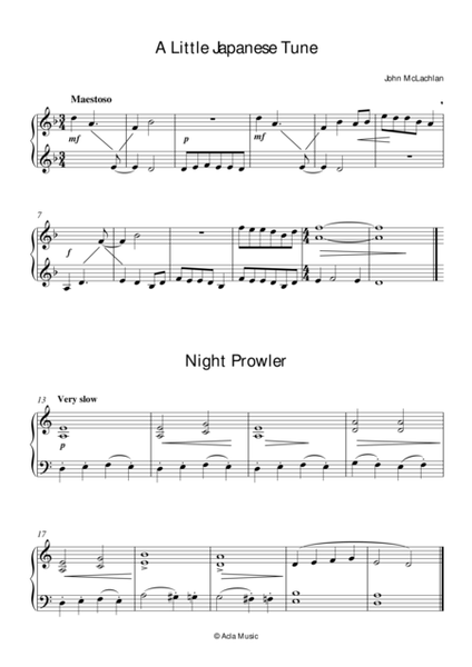 A Little Japanese Tune, and Night Prowler image number null