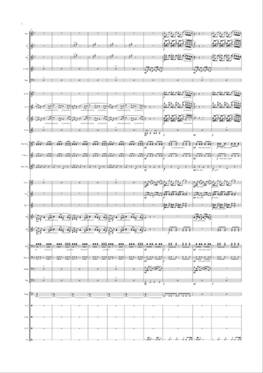 I Capuletti ed i Montecchi - overture Concert Band scores gallery preview page 2