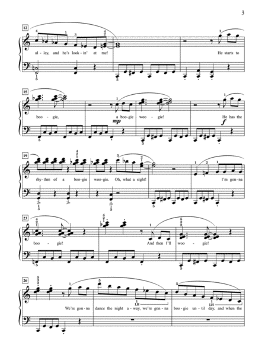 Black Cat Boogie Black Cat Boogie Piano Solo scores gallery preview page 2