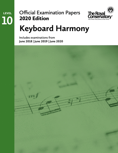 Official Examination Papers: Level 10 Keyboard Harmony