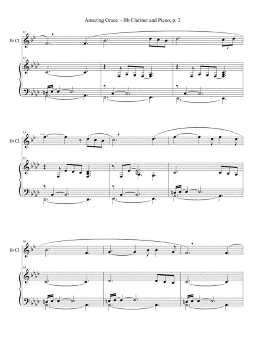 3 ONE MOVEMENT HYMN SONATAS (for Bb Clarinet and Piano with Score/Parts) image number null