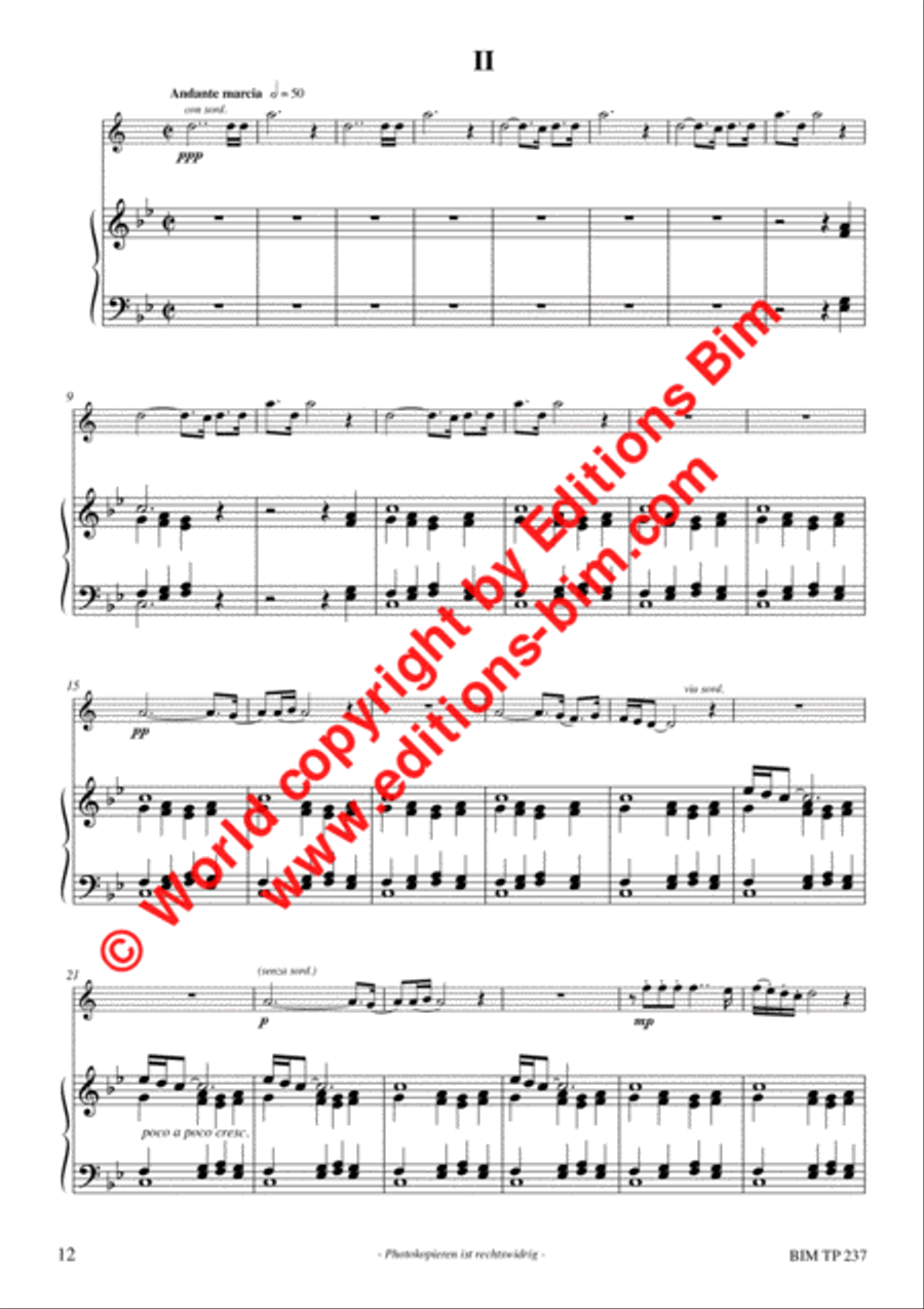 Sonatine in F Trumpet Solo scores gallery preview page 6