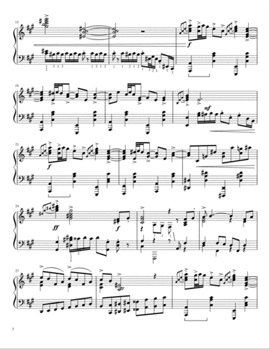 Street Circus Piano Solo scores gallery preview page 4