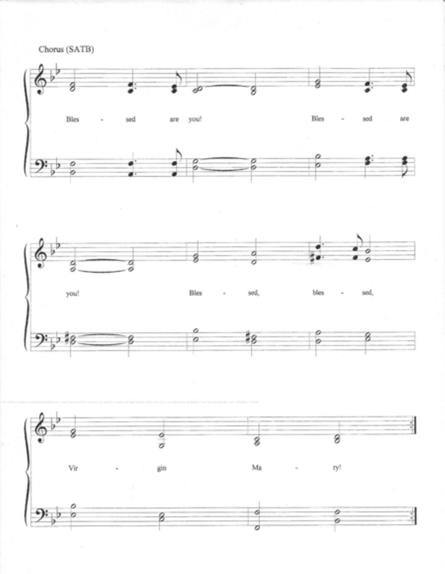 The Magnificat The Magnificat Unison Choir scores gallery preview page 1