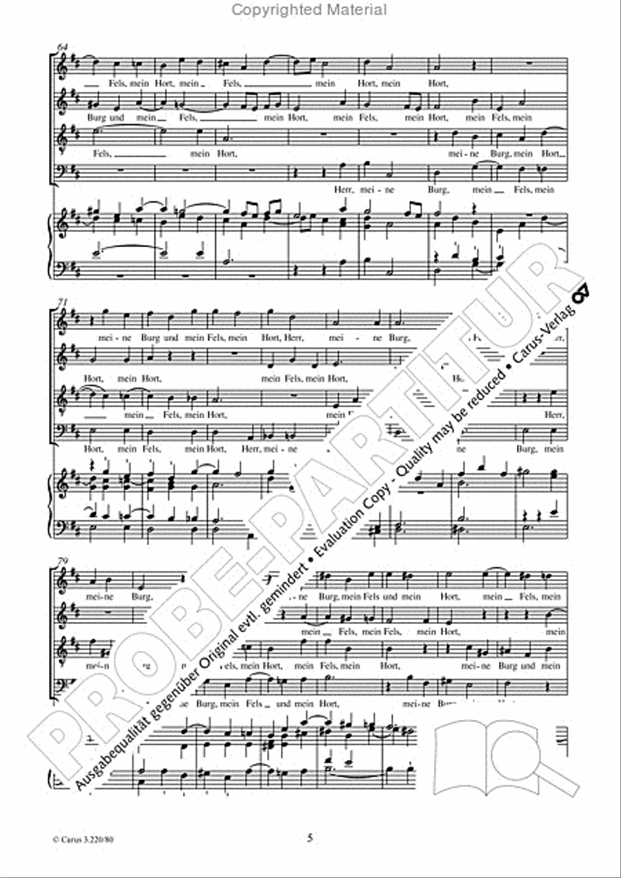 Gott, deine Gute reicht so weit 4-Part scores gallery preview page 6