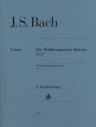 Book cover for Well-Tempered Clavier BWV 846-869 Part I
